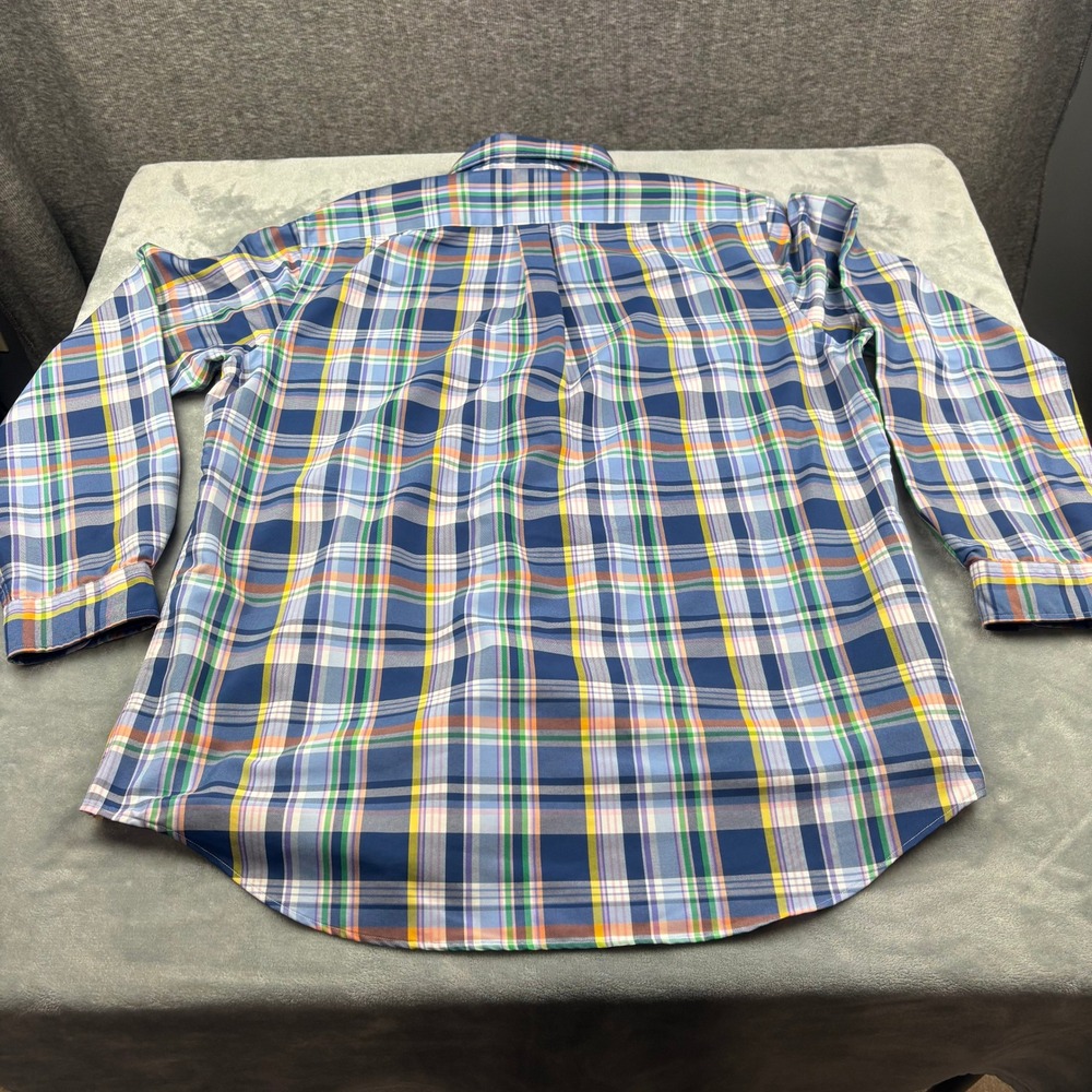 Polo Ralph Lauren Classic Fit Performance Plaid Button Down Shirt Men XLTG - Picture 8 of 13